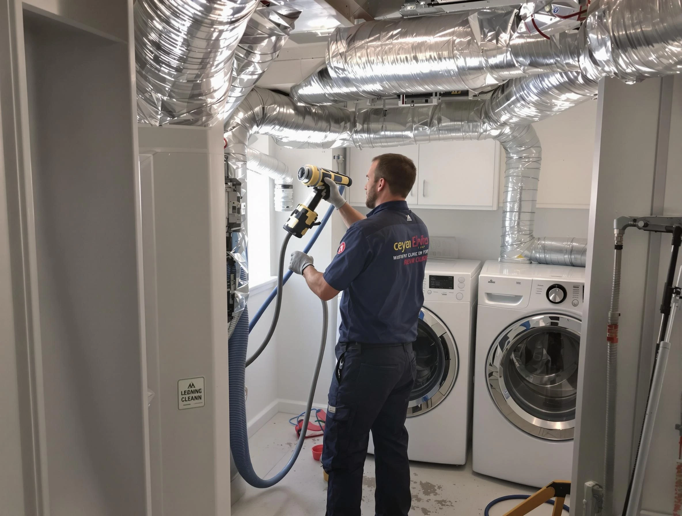 Forest Park Dryer Vent Cleaning specialist using advanced equipment for thorough duct cleaning in Forest Park