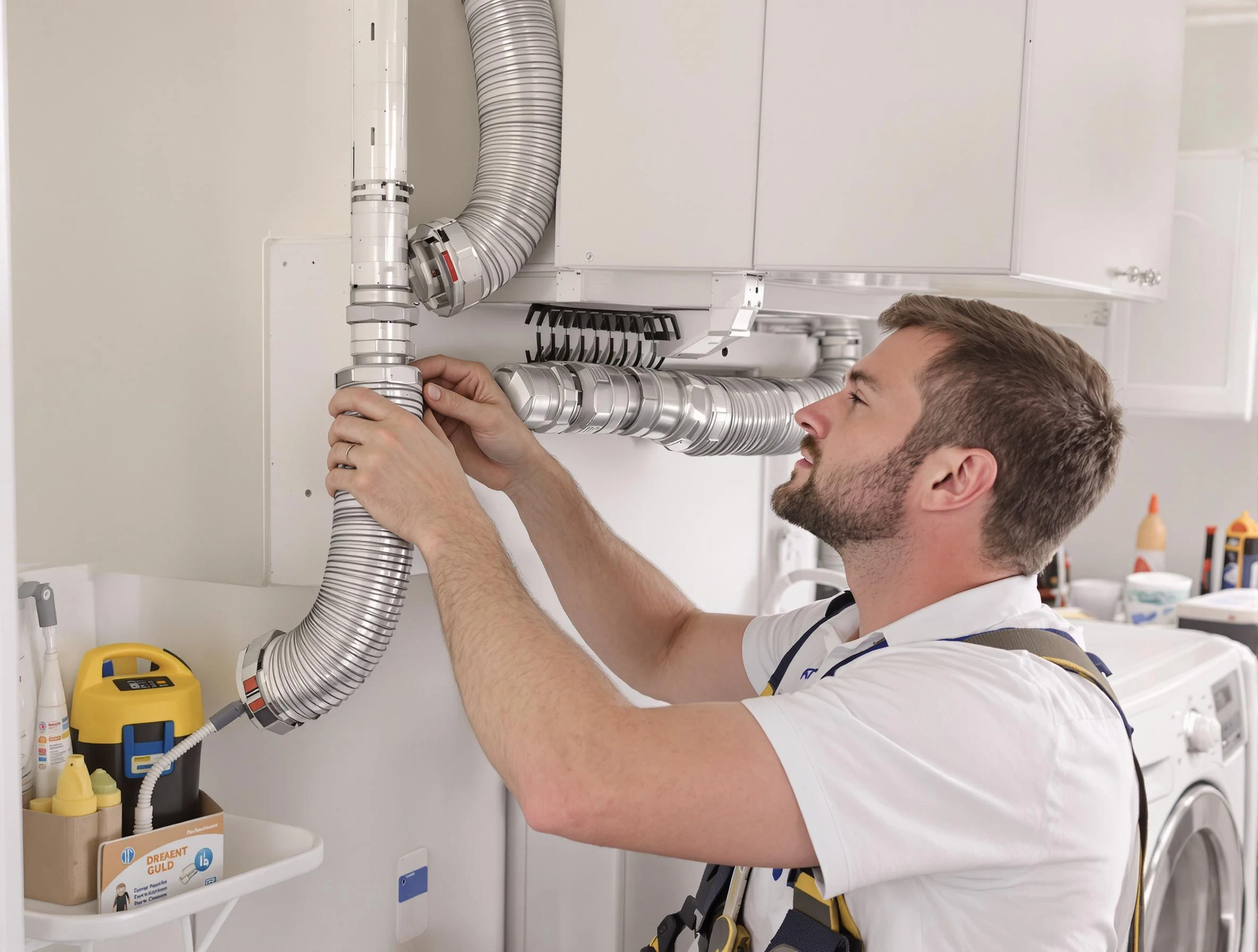 Professional dryer vent repair and installation by Forest Park Dryer Vent Cleaning in Forest Park